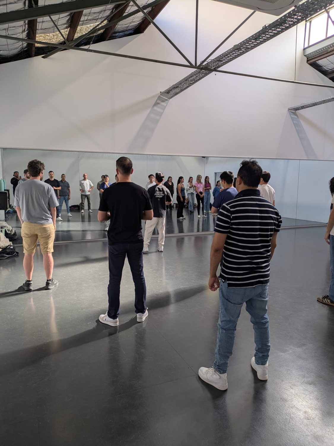 Adult beginners in a Bachata class at Refinery Dance in West Perth