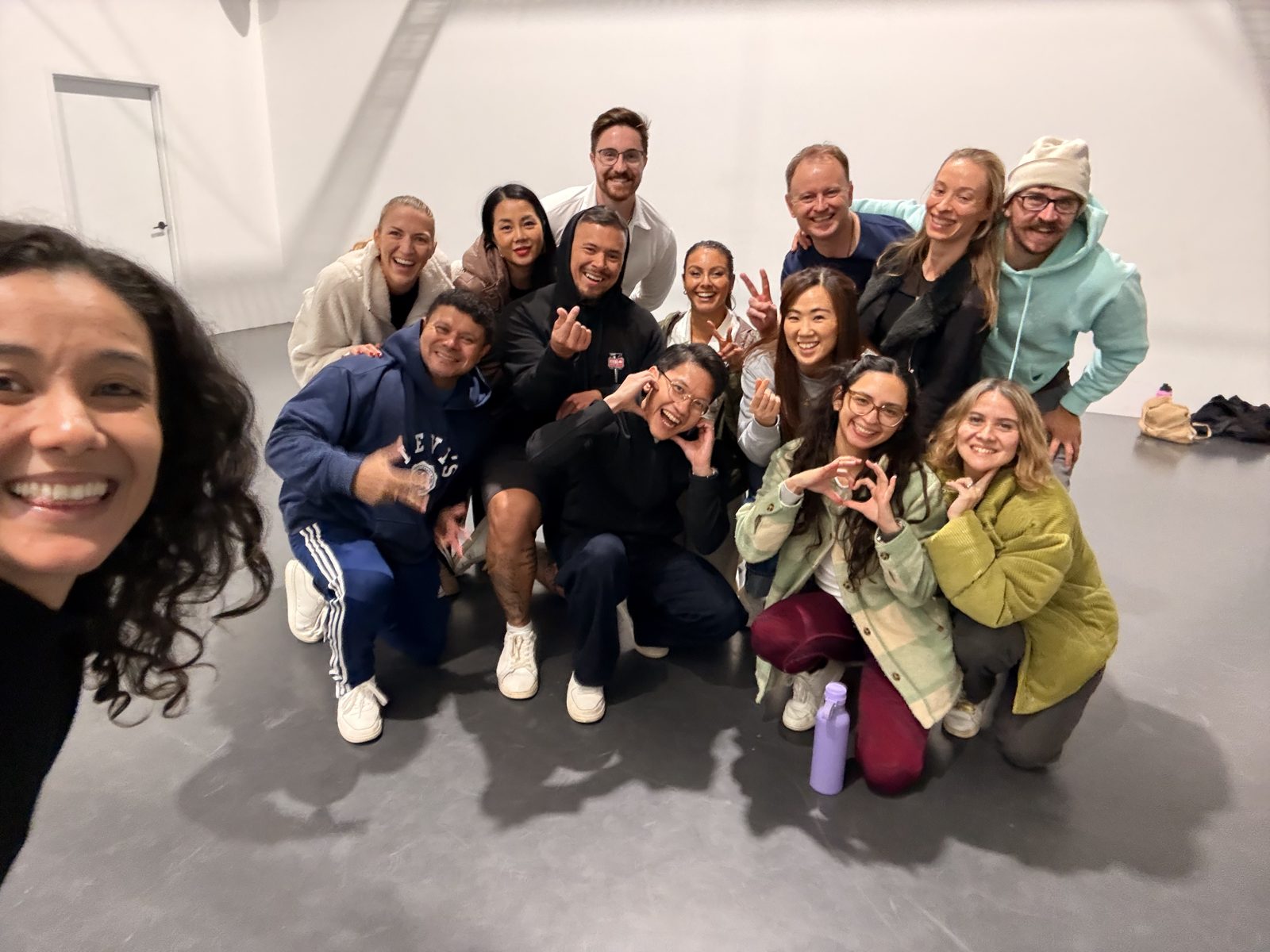 Gemma Jordan with the Refinery Dance Bachata community in Perth