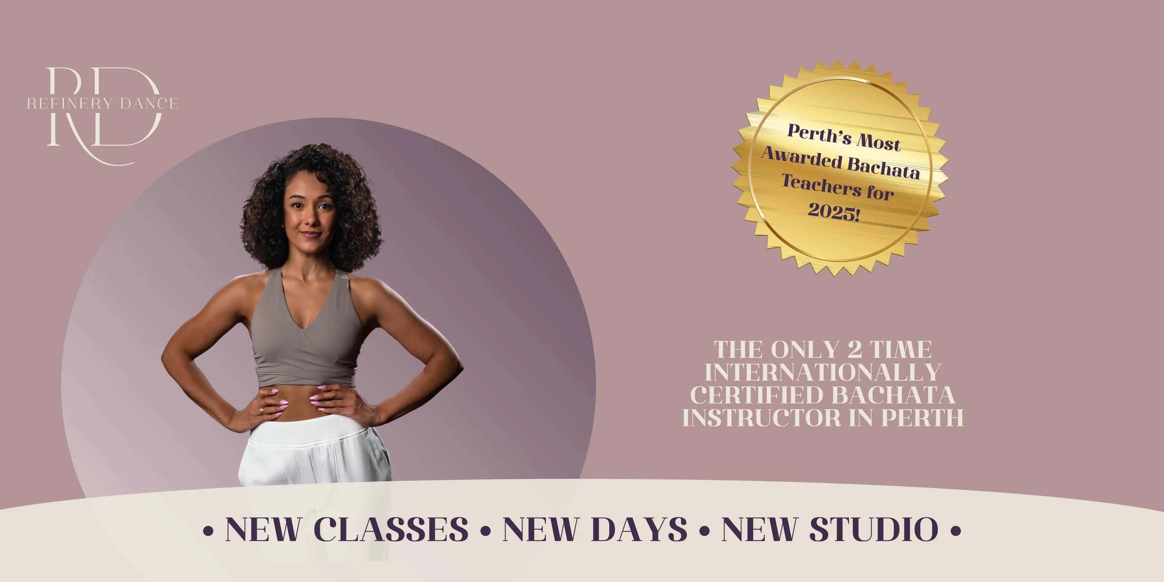 Refinery Dance Principal instructor and Founder, Gemma Jordan. Perth's most awarded and certified bachata instructor